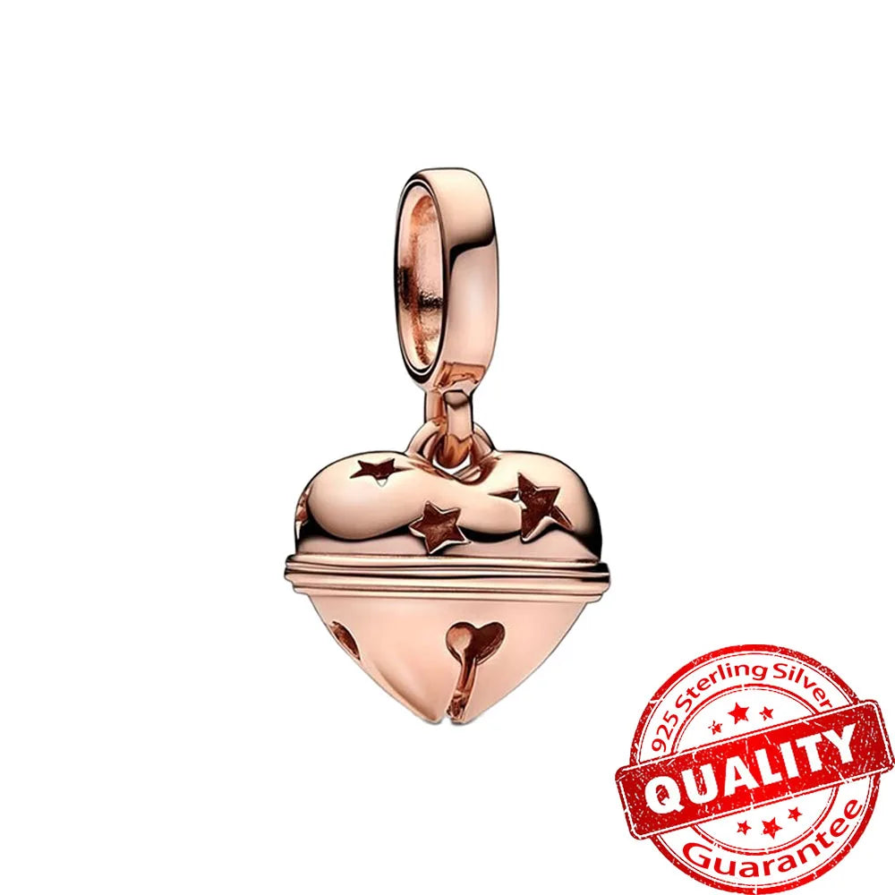 ππ Classic 925 Sterling Silver Rose Gold Charms Collection ππ