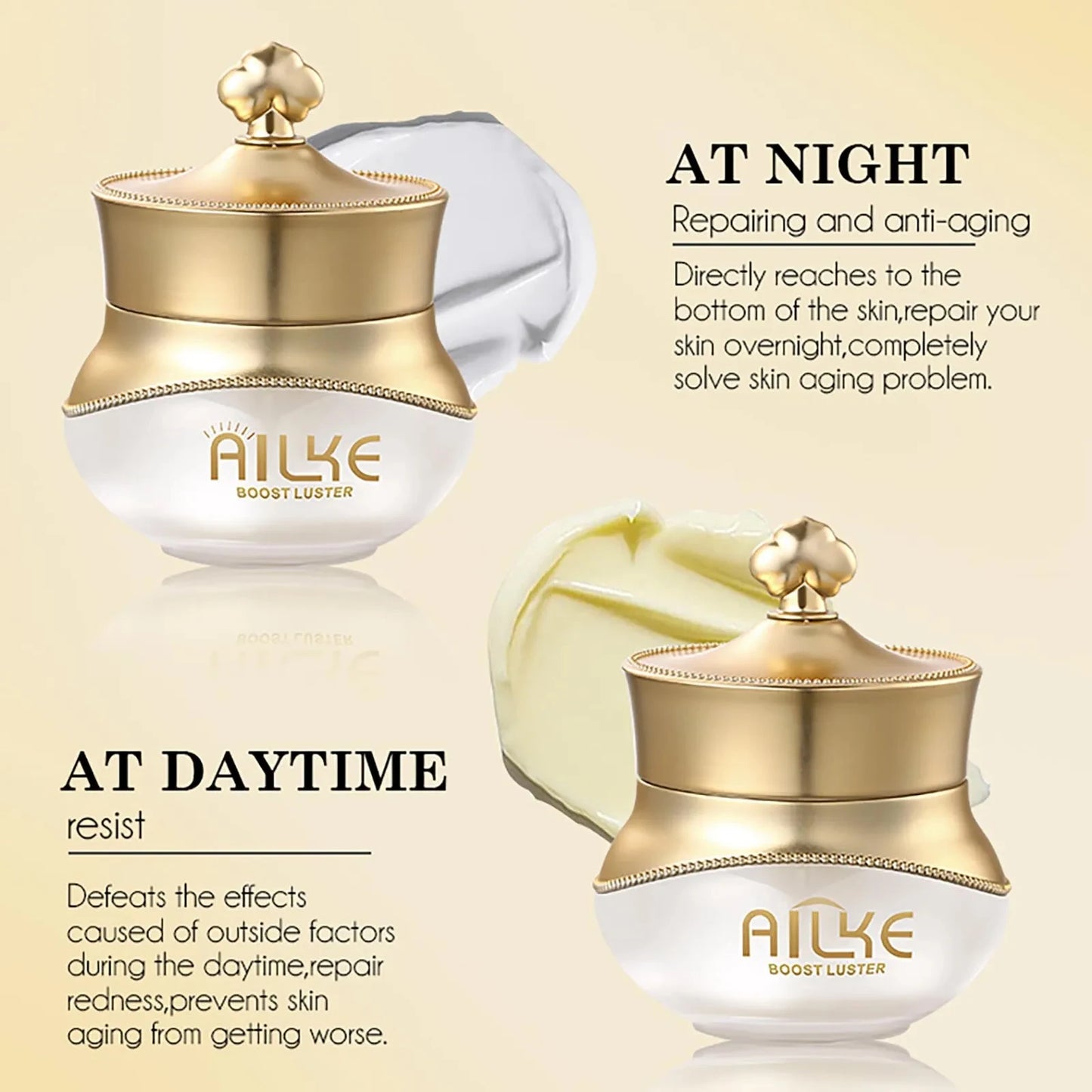 AILKE Whitening & Anti-Wrinkle Face Cream πΈβ¨ | Freckle Care πΏ | With Collagen 𧬠& Hyaluronic Acid π§ | Rose Skin Care πΉ | Korean Facial Moisturizer Set πββοΈπ