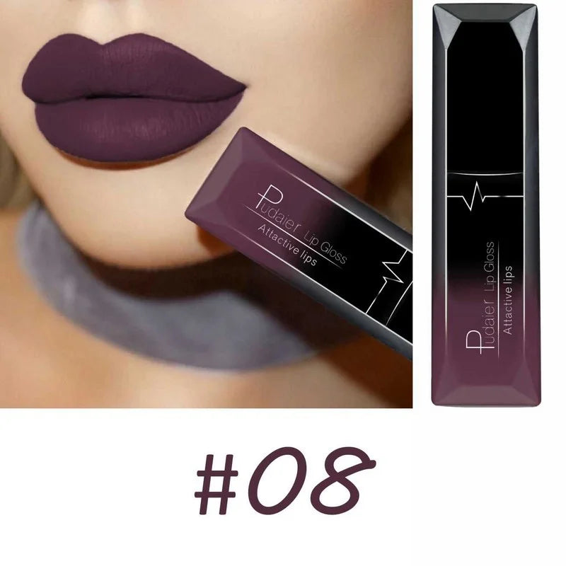 πβ¨ 17-Color Sexy Matte Lip Makeup β Long-Lasting Liquid Lipstick & Lip Gloss ππ