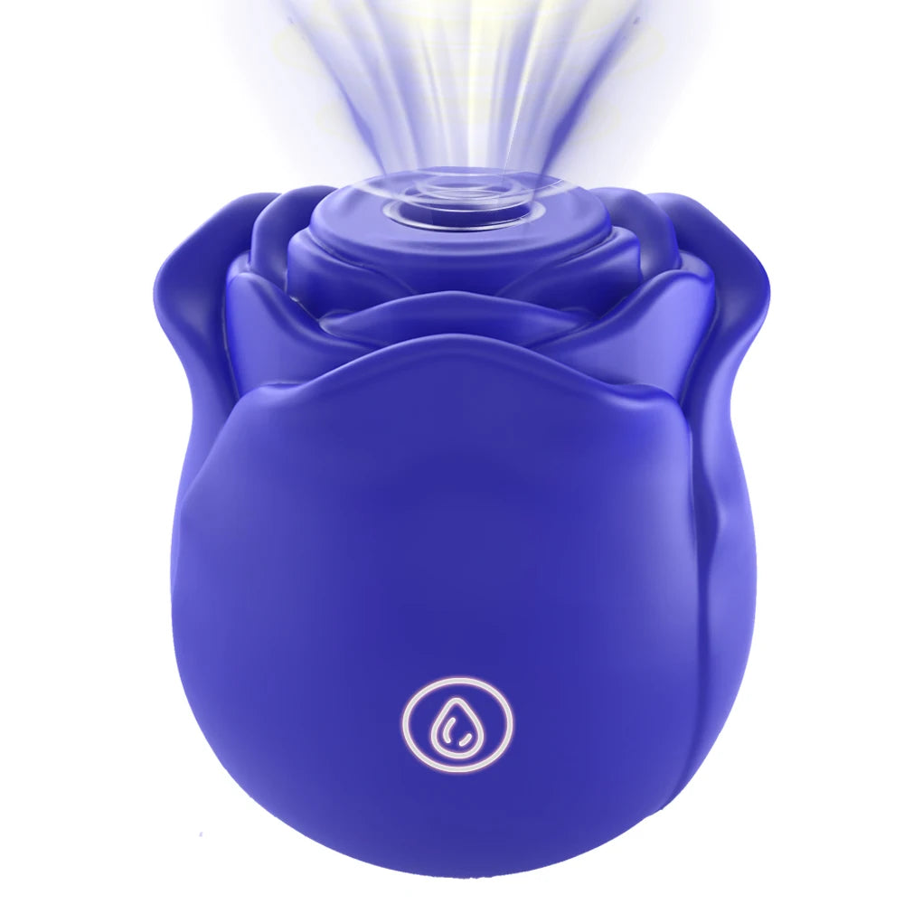 Rose Flower 2-in-1 Vibrator πΉβ¨ | Sucking & Beating Modes β‘ | Nipple & Clitoral Stimulator π | Powerful G-Spot & Vaginal Massager π₯ | Adult Toy for Women π