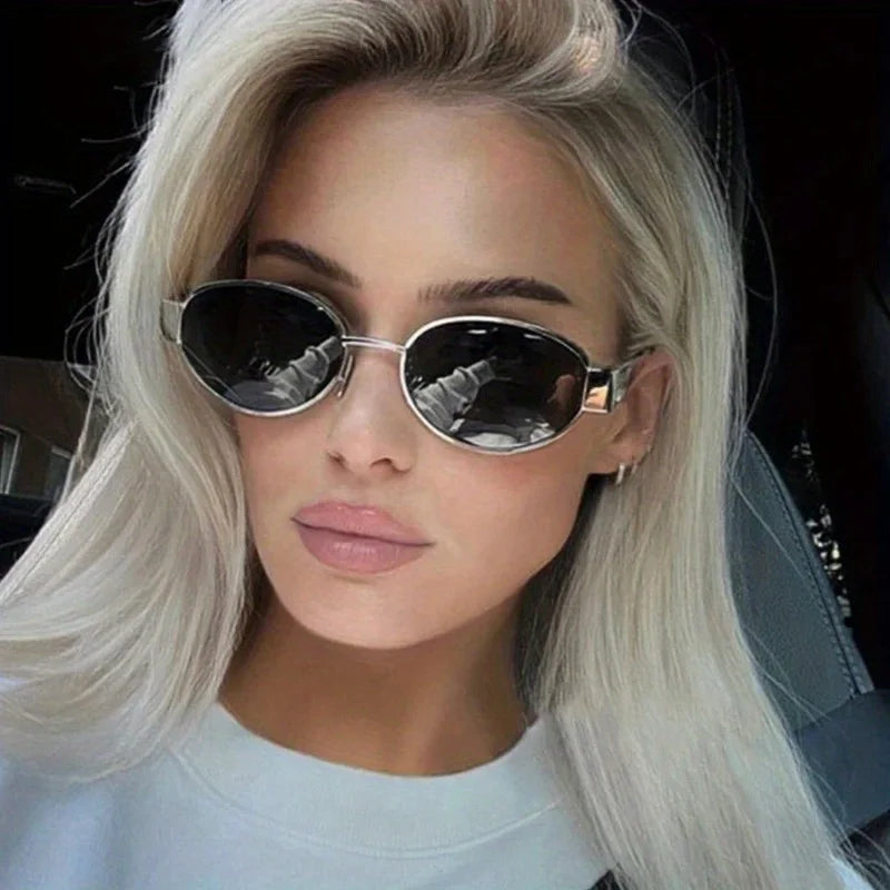 πΆοΈβ¨ Oval Sunglasses β Trendy Metal Frame Shades for Women & Men β¨π