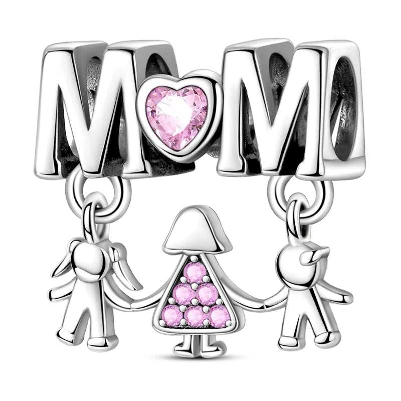 💎✨ 925 Sterling Silver Heart Charm Bead – Mother’s Day Special ✨💎