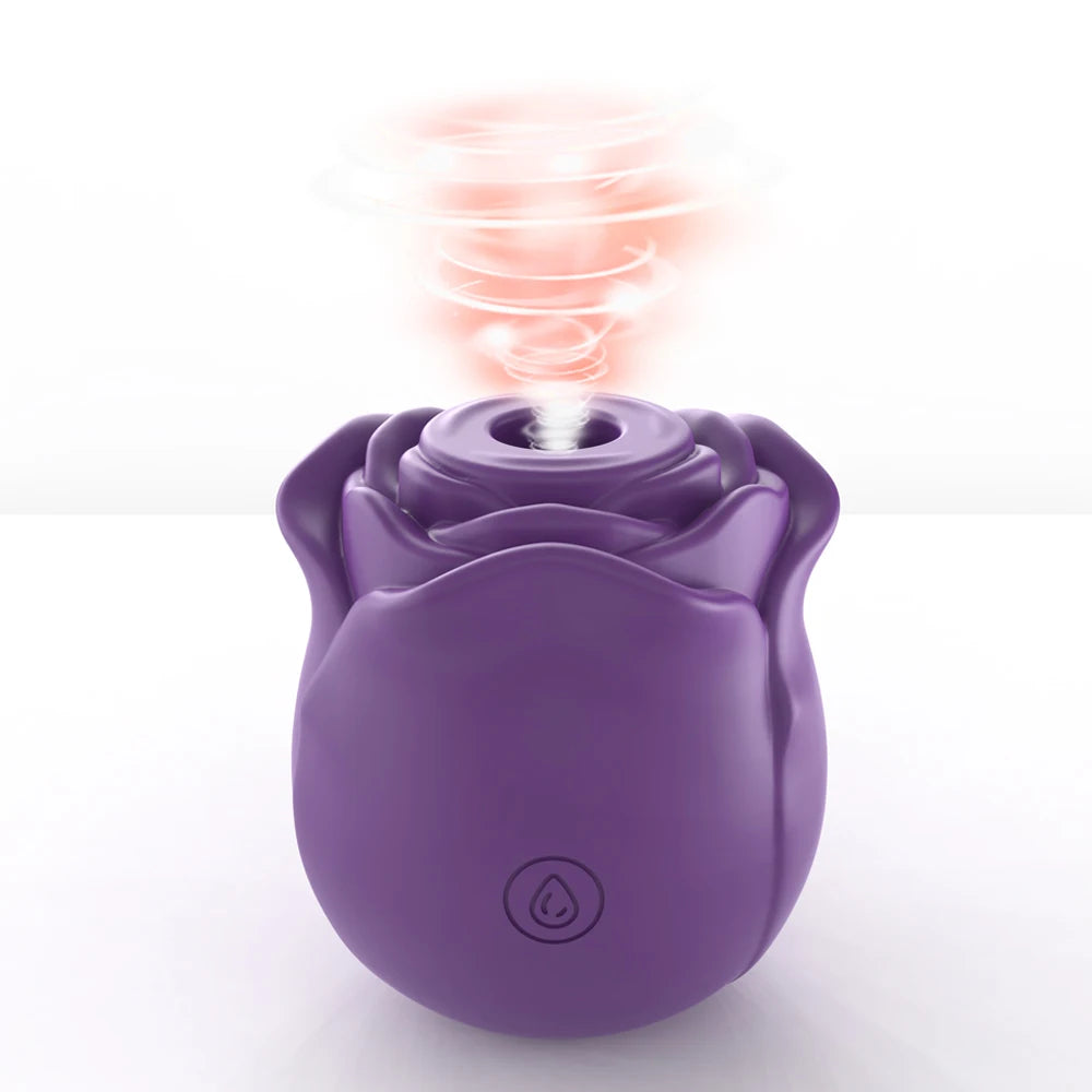 Rose Flower 2-in-1 Vibrator πΉβ¨ | Sucking & Beating Modes β‘ | Nipple & Clitoral Stimulator π | Powerful G-Spot & Vaginal Massager π₯ | Adult Toy for Women π