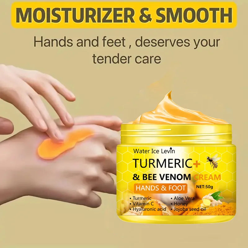 ππΏ Turmeric & Bee Venom Anti-Drying Foot & Hand Cream β Repair Cracked Skin π¦Άβπ