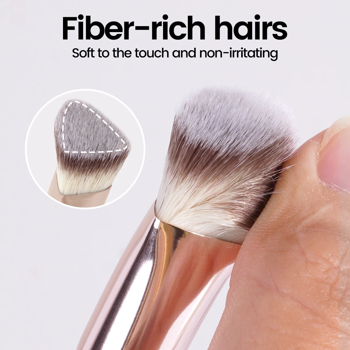 ποΈ MAANGE Under Eye Concealer Brush β¨ | Triangle Foundation Brush πΊ | For Liquid & Cream Blending π§ | Precision Concealing Tool π | Professional Makeup Tool π