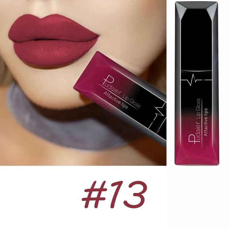 πβ¨ 17-Color Sexy Matte Lip Makeup β Long-Lasting Liquid Lipstick & Lip Gloss ππ