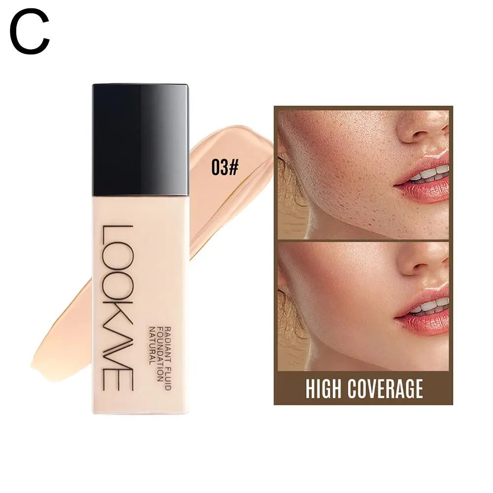 π Professional Makeup Kit β¨ | Natural Matte Liquid Foundation π§΄ | Full Coverage 24H π | Includes Flat Top Brush ποΈ & Sponge π§½ | Lightweight Long-Lasting Makeup π