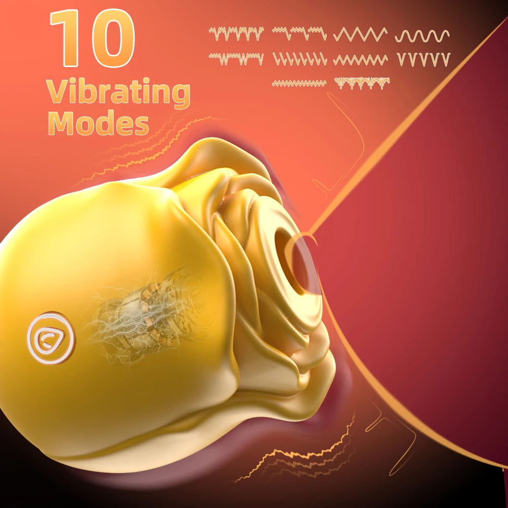 Rose Flower 2-in-1 Vibrator πΉβ¨ | Sucking & Beating Modes β‘ | Nipple & Clitoral Stimulator π | Powerful G-Spot & Vaginal Massager π₯ | Adult Toy for Women π