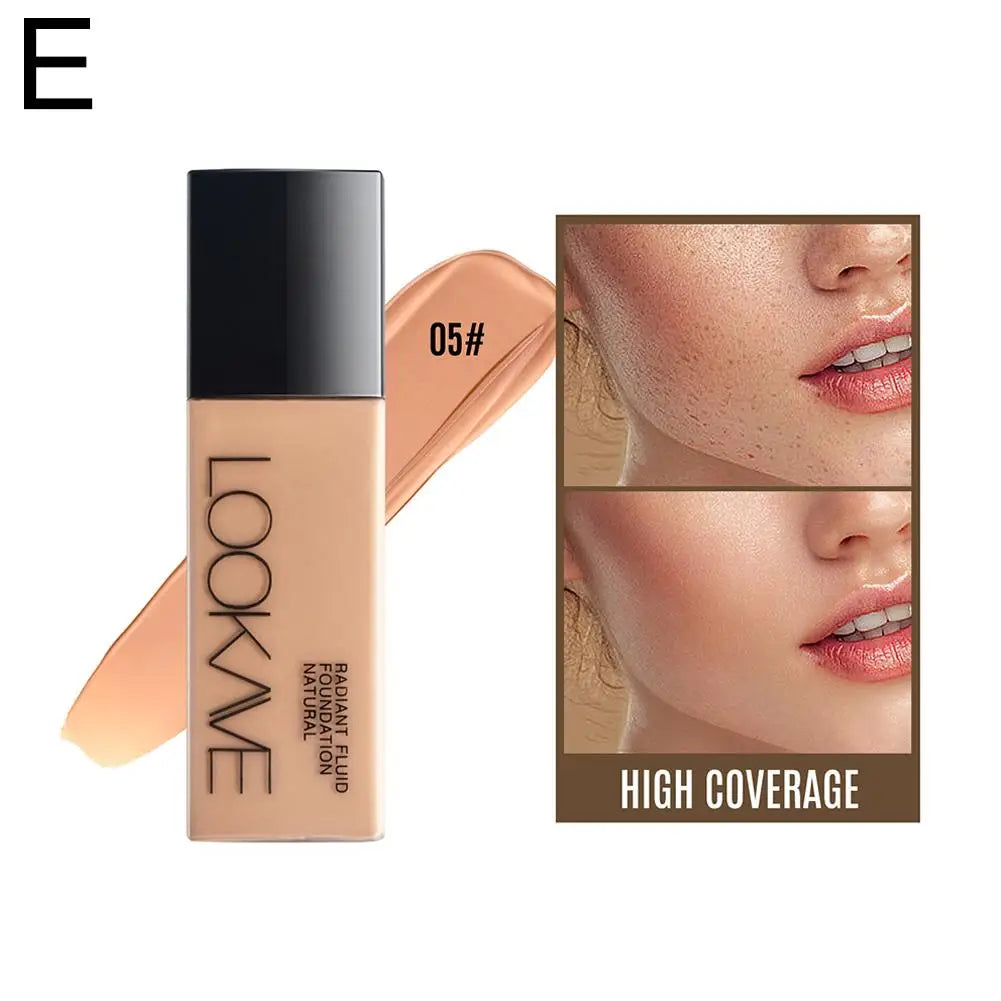 π Professional Makeup Kit β¨ | Natural Matte Liquid Foundation π§΄ | Full Coverage 24H π | Includes Flat Top Brush ποΈ & Sponge π§½ | Lightweight Long-Lasting Makeup π