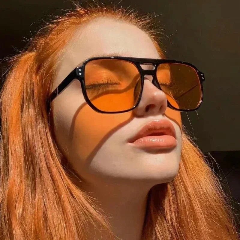 πΆοΈβ¨ Vintage Big Square Sunglasses β Unisex UV400 Protection β¨π