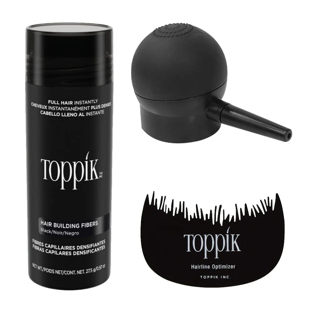 Toppik Hair Building Fibers – Instantly Thicker & Fuller Hair for Men & Women