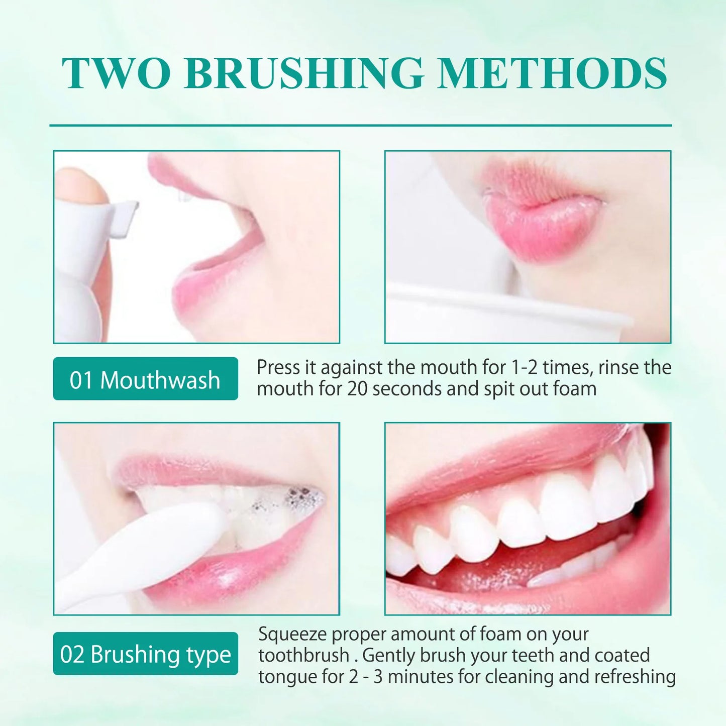 πβ¨ Whitening Foam Toothpaste β Clean, Protect & Freshen Breath π¦·πΏ