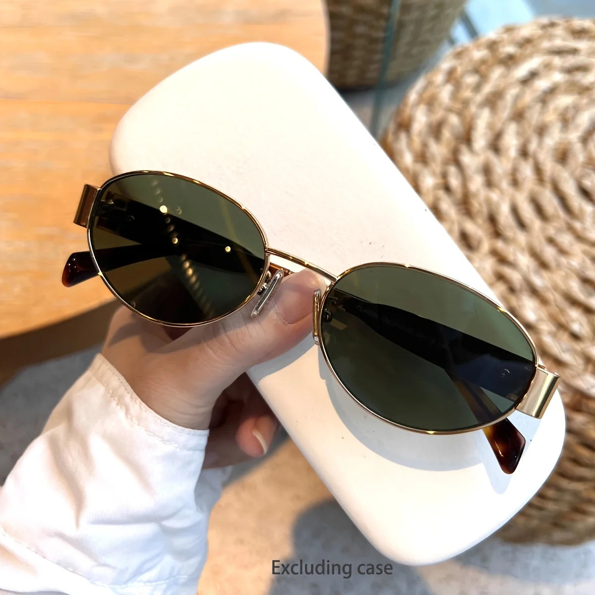 πΆοΈβ¨ Oval Sunglasses β Trendy Metal Frame Shades for Women & Men β¨π