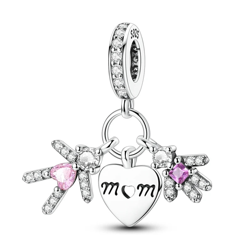 💎✨ 925 Sterling Silver Heart Charm Bead – Mother’s Day Special ✨💎