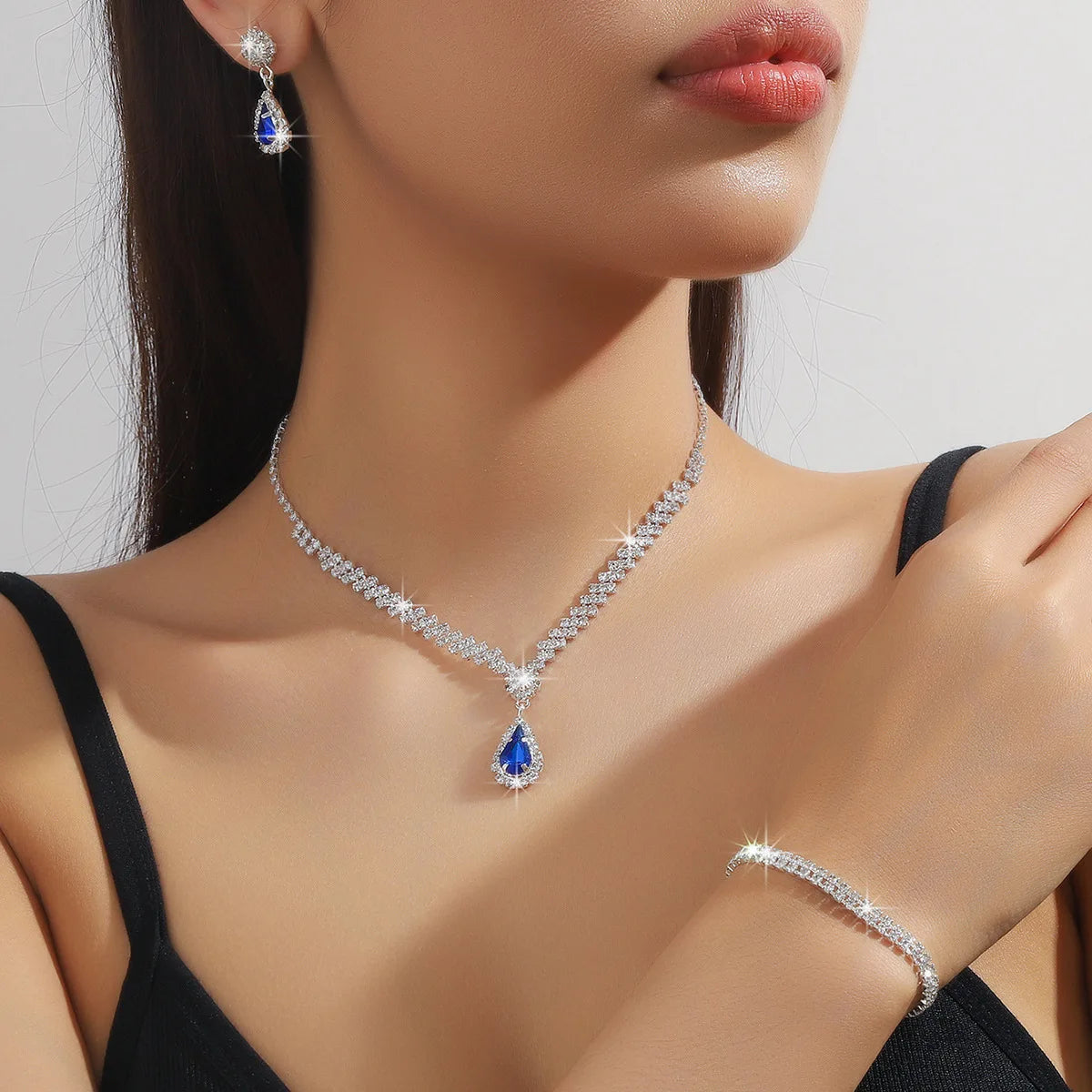 π°π Luxury Bridal Jewelry Set β Necklace, Earrings & Bracelet ππ°