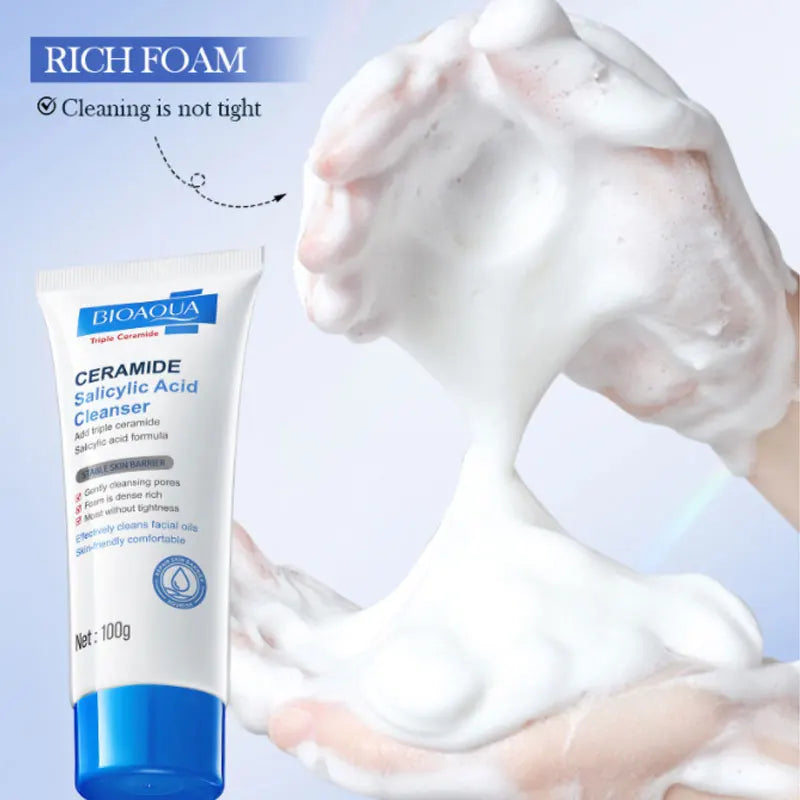 π§΄ Salicylic Acid Facial Cleanser πΏ | Oil-Control & Anti-Acne Care π | Gentle & Mild Formula β¨ | Whitening Skin Care π | Deep Cleansing Face Wash πΏ
