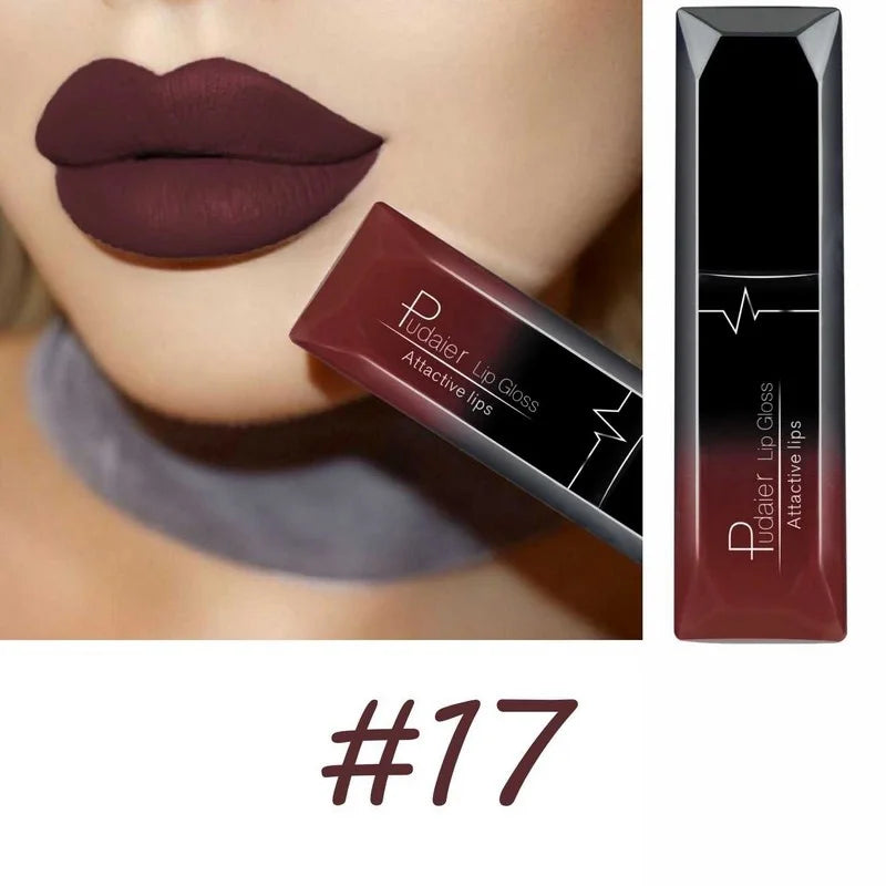 πβ¨ 17-Color Sexy Matte Lip Makeup β Long-Lasting Liquid Lipstick & Lip Gloss ππ