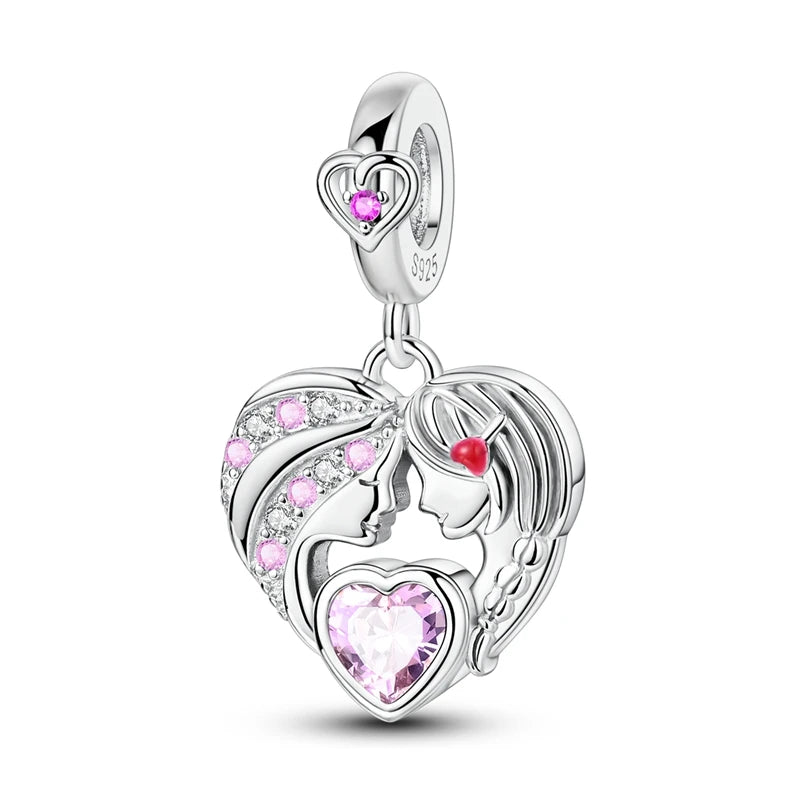 💎✨ 925 Sterling Silver Heart Charm Bead – Mother’s Day Special ✨💎