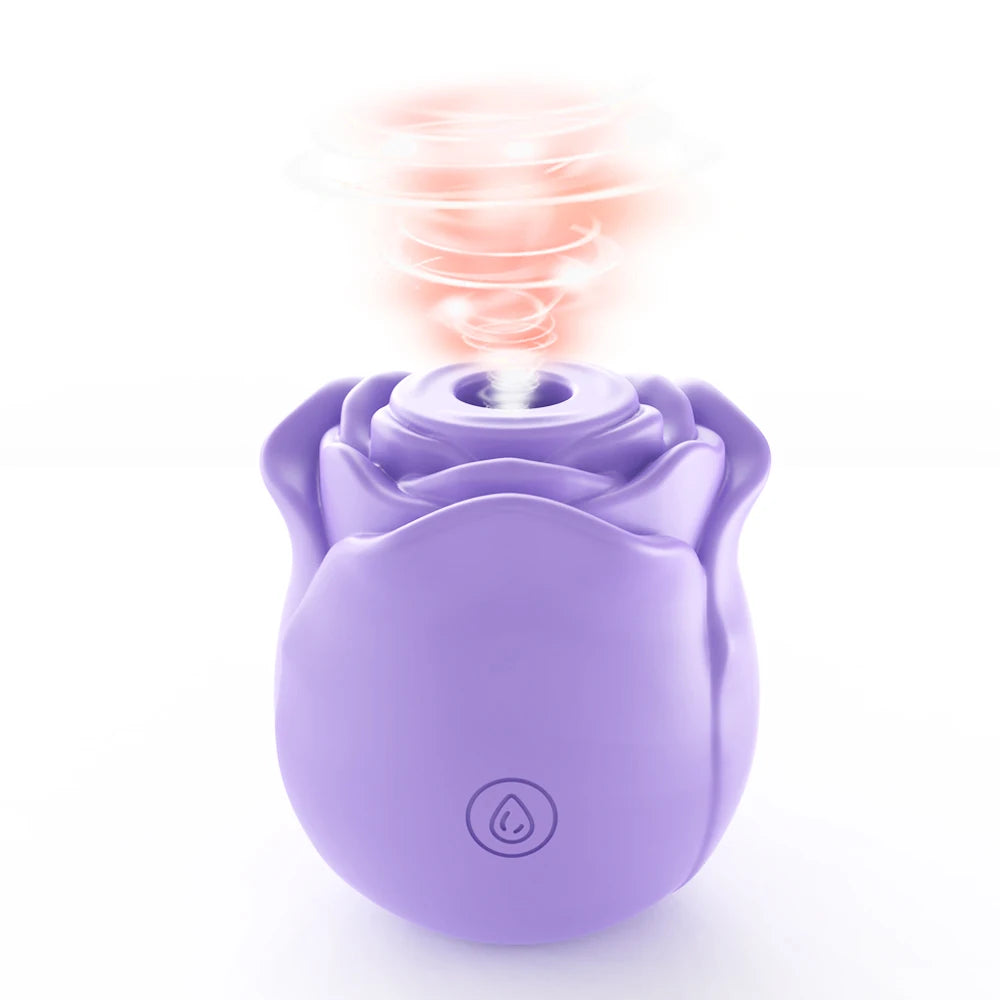 Rose Flower 2-in-1 Vibrator πΉβ¨ | Sucking & Beating Modes β‘ | Nipple & Clitoral Stimulator π | Powerful G-Spot & Vaginal Massager π₯ | Adult Toy for Women π