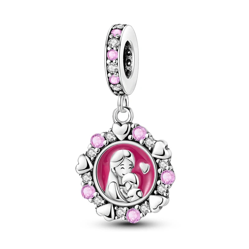 💎✨ 925 Sterling Silver Heart Charm Bead – Mother’s Day Special ✨💎