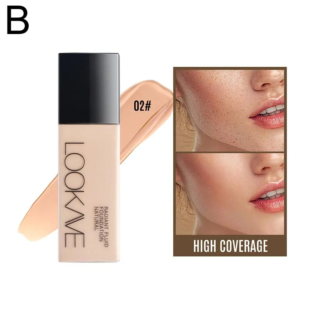 π Professional Makeup Kit β¨ | Natural Matte Liquid Foundation π§΄ | Full Coverage 24H π | Includes Flat Top Brush ποΈ & Sponge π§½ | Lightweight Long-Lasting Makeup π