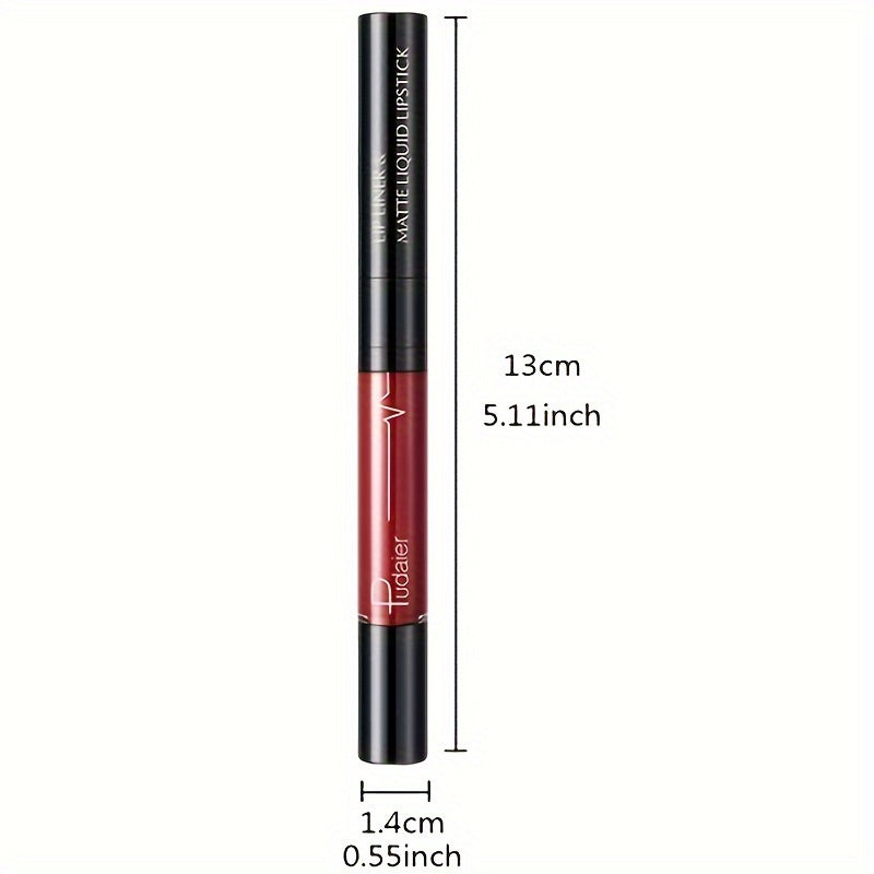π 16-Color Double Ended Lip Gloss Stick β β¨ 2-in-1 Lip Liner & Lip Gloss | πΉ Matte Velvet | π Smudge-Proof & Long-Lasting