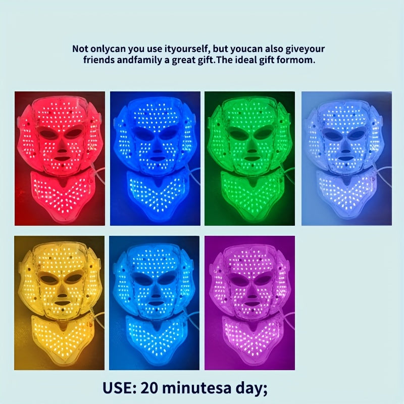 β¨π 7-Color LED Facial Mask Device π | Face & Neck Beauty Care πββοΈ | Perfect Gift π for Women π | Valentineβs Day π Friends & Girlfriends π
