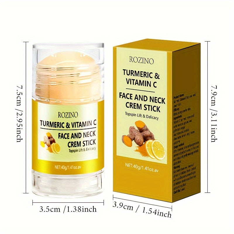 🌿💛 Turmeric + Vitamin C Moisturizing Stick 40g 💧✨ – Hydrates, Protects & Smooths Neck 🌸