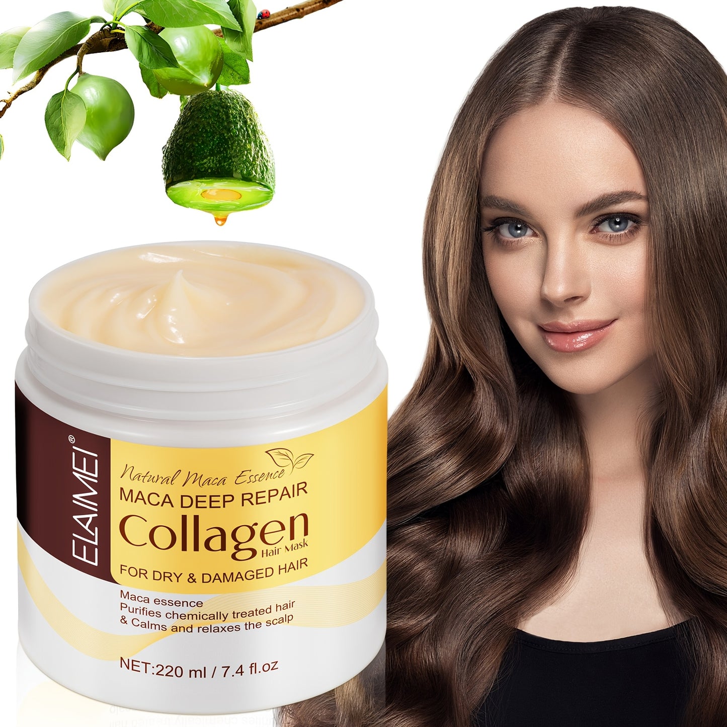 πβ¨ Collagen Deep Care Hair Mask β Argan & Avocado Oil Treatment β¨π