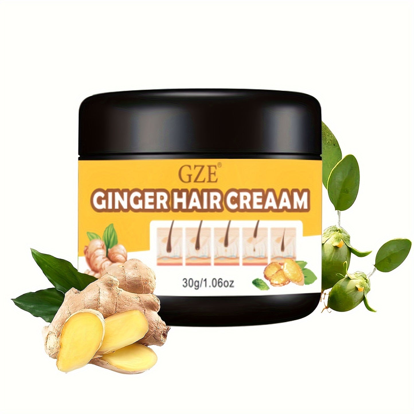 πΏβ¨ Ginger Hair Growth Cream β Regrowth & Scalp Care β¨πββοΈ