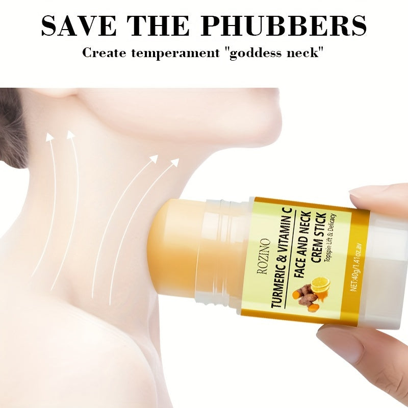 🌿💛 Turmeric + Vitamin C Moisturizing Stick 40g 💧✨ – Hydrates, Protects & Smooths Neck 🌸