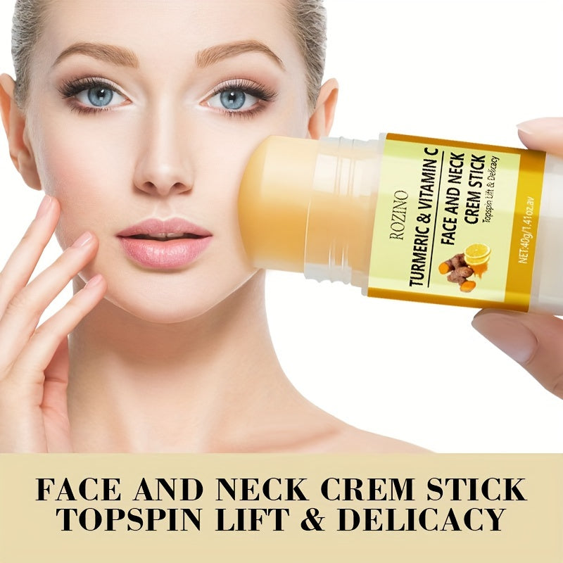 🌿💛 Turmeric + Vitamin C Moisturizing Stick 40g 💧✨ – Hydrates, Protects & Smooths Neck 🌸