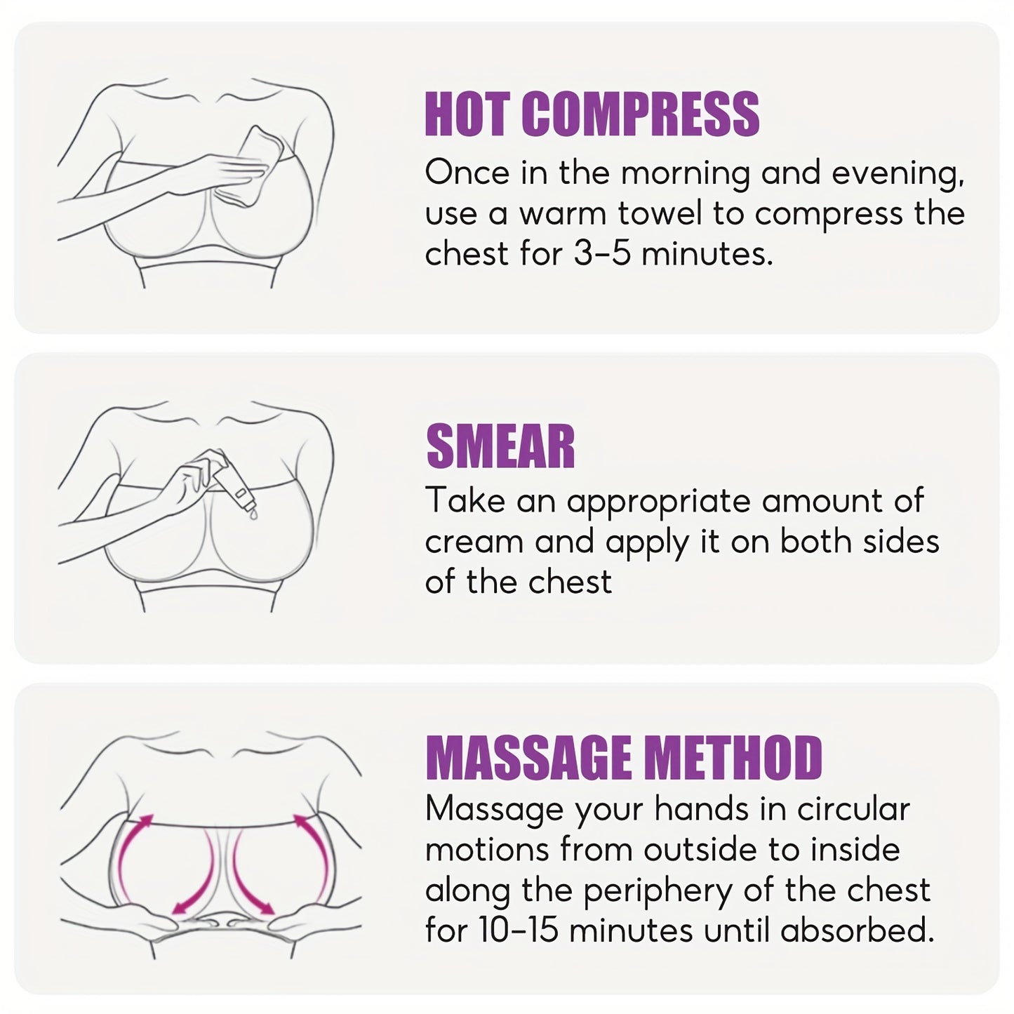 💖🧴 1.69oz Breast Firming Cream – With Vitamin E ✨ & Glycerin 💧, Moisturizing & Firming 🌸, Ideal for Breast Massage 💆♀️, Women's Body Skincare 🌿