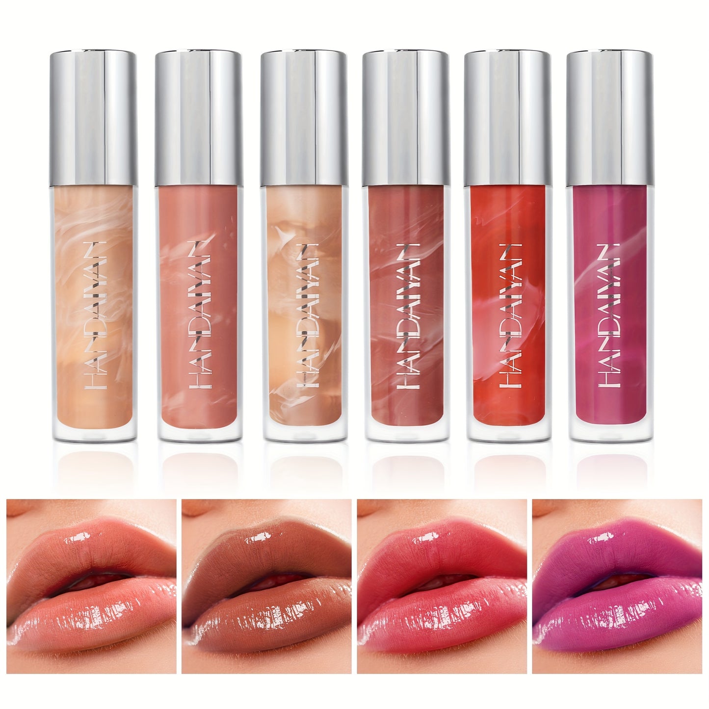 π Marble Lip Gloss β Moisturizing π§, Long-Lasting β³, Vibrant Colors π¨, High-Shine β¨