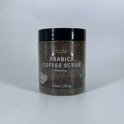 ☕✨ MELAO Arabica Coffee Scrub – Natural Exfoliator for Face & Body 🌿💆‍♀️