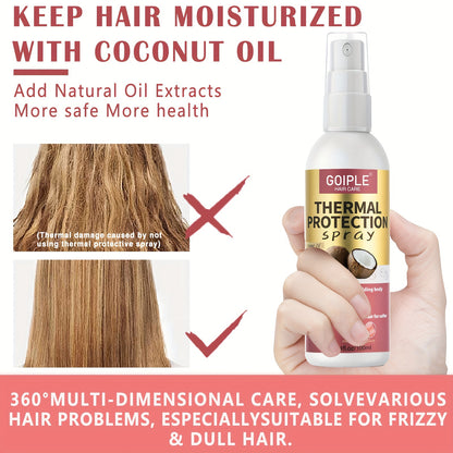 🥥✨ Goiple Coconut Oil Hair Care Spray – Heat Protection & Softening ✨💆‍♀️