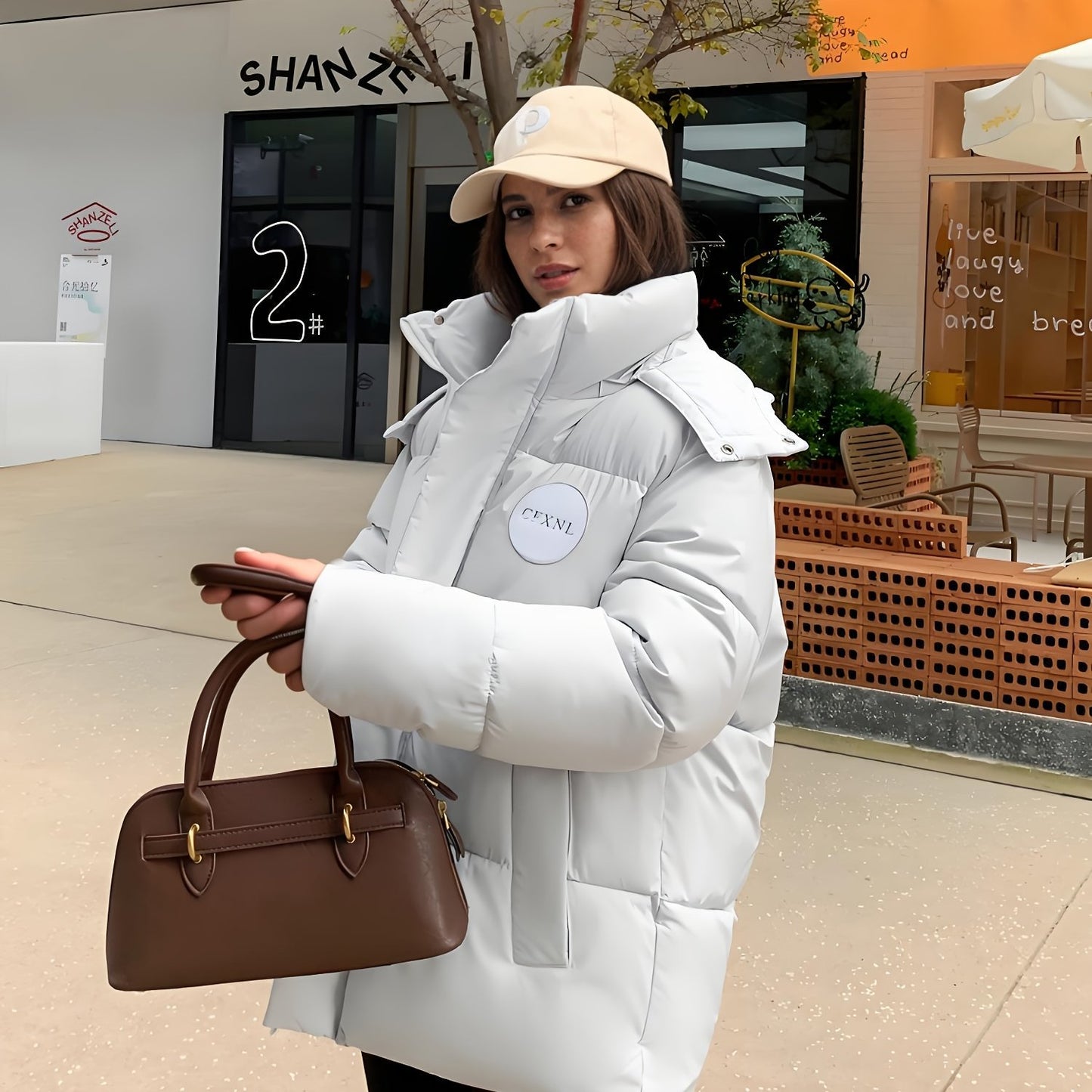 🧥❄️ Women's Thickened Winter Hooded Jacket with Stand Collar 🔥 Heavyweight Warm Coat | 👚 Long Sleeve Casual Outerwear | 🎨 Solid Color ⛄ Perfect for Cold Weather | 🌟 Versatile for Everyday & Formal Looks | 💖 Winter Coats for Women