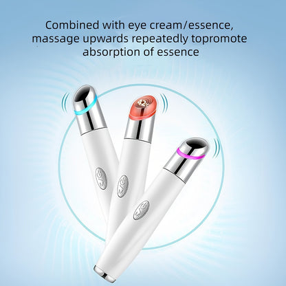 ✨ Eye & Face Massage Tool Wand Pen 🔥🔔 – Heated & Vibrating Eye Wand 💆‍♀️, Firming & Toning ✨, Reduces Fatigue 👀, Puffy Eyes 🛑, Dark Circles & Eye Bags ❌ – Boosts Skincare Absorption 🧴💎