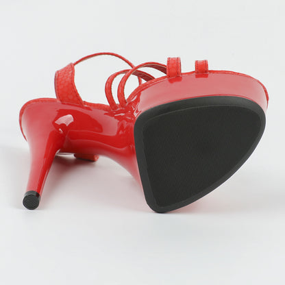 Women’s Clear Heel Sandals – Sexy Platform Slippers for Party & Club, 5.51″ Heel, 1.57″ Platform (LFD-B3628)