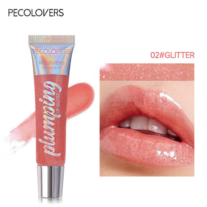 💄 10-Color Big Lip Gloss – 🍒 Wet Cherry Shine | Hydrating, Moisturizing & Long-Lasting Lip Oil ✨ ✨ Features: