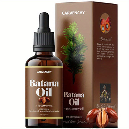 🌿✨ 4Pcs Batana & Rosemary Essential Oils – Deep Moisturizing Hair Care ✨💆‍♀️