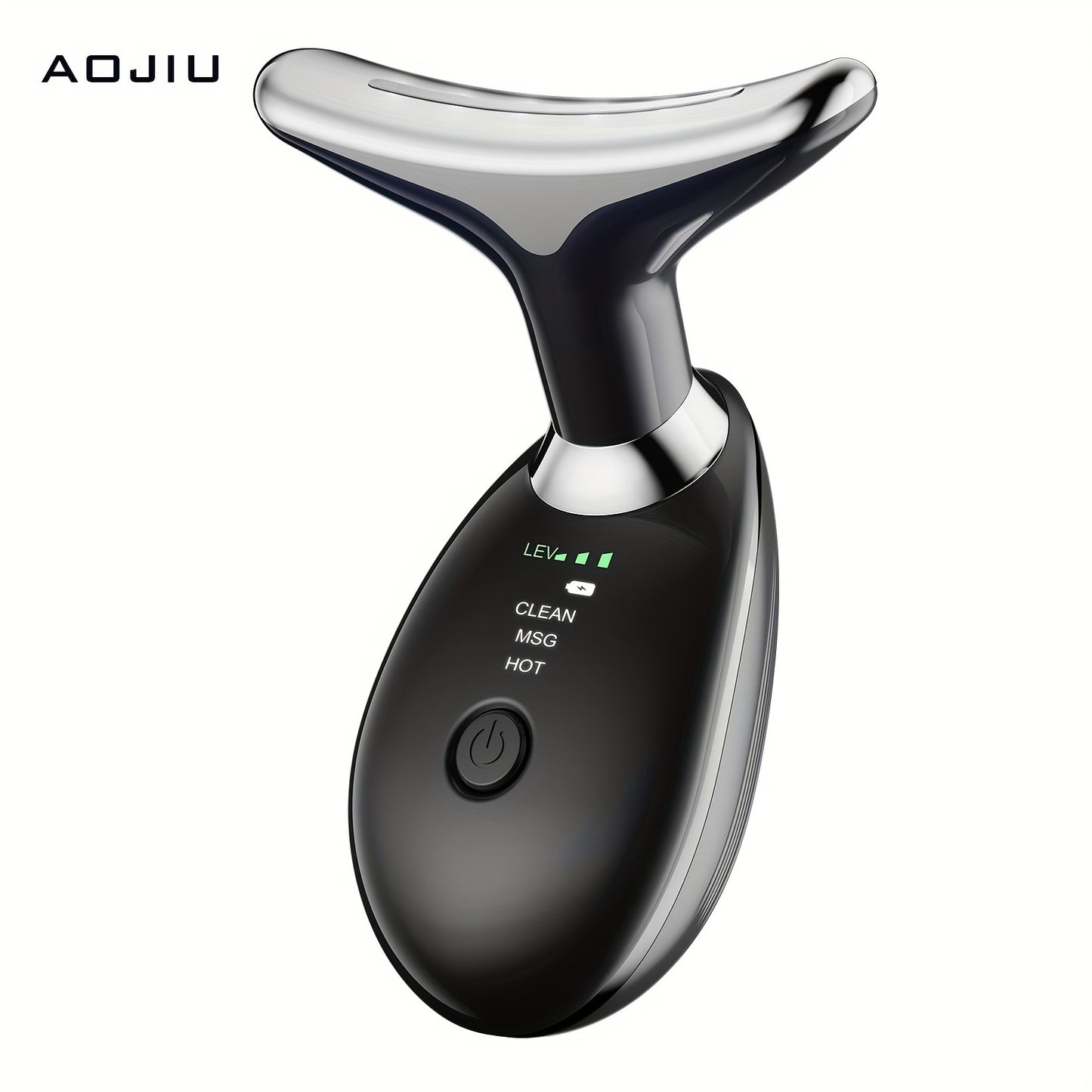 🏠 AOJIU Home Face & Neck Massage Tool 💆‍♀️ Face Massager 🔄 Three Modes 🔥 Heating Mode 🌸 Skin Care 💖 Facial Device 👜 Portable Beauty Instrument 🎁 Girl Gift 🛁 Home Spa Massager ✨