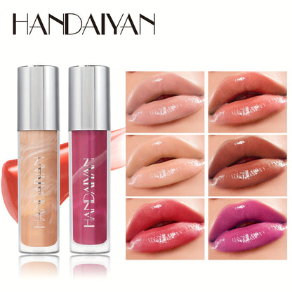 💄 Marble Lip Gloss – Moisturizing 💧, Long-Lasting ⏳, Vibrant Colors 🎨, High-Shine ✨