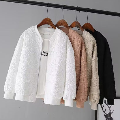 Women’s Early Spring Casual Petite Jacket – Stylish Lightweight Top