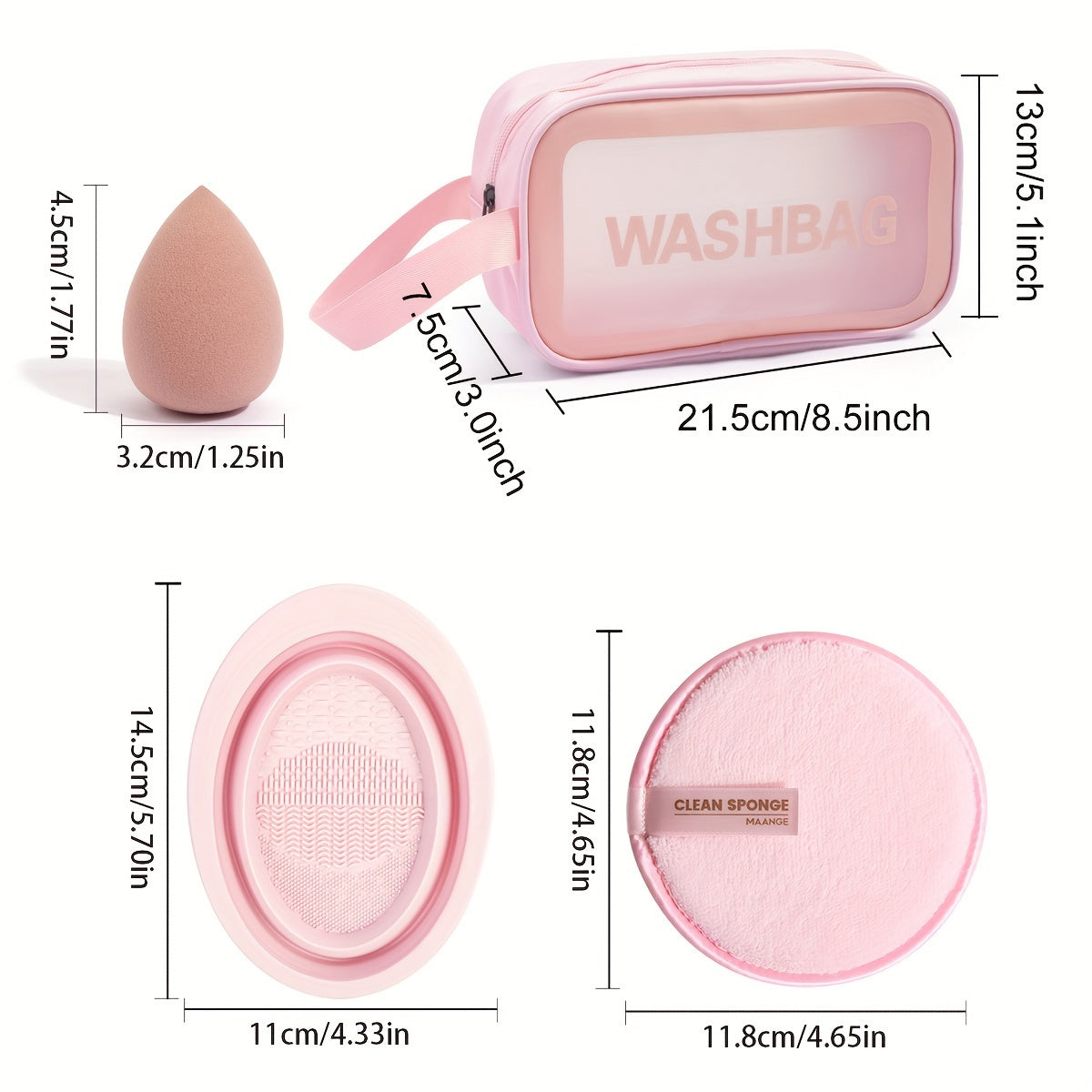 💄 30pcs Professional Makeup Brush Set 👜 Velvet Bag 🧽 Beauty Blender 🌸 Makeup Remover Puff 🌀 Cleaning Mat 🚿 Bathroom Bag 🪶 Soft to touch 🎨 Foundation & Eyeshadow Blending Brush Kit 👩 For Women 🎁 Mother’s Day Gift Set 💐