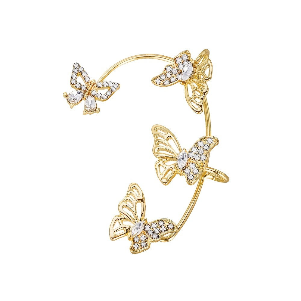 Butterfly Gemstone Ear Cuffs – No Piercing