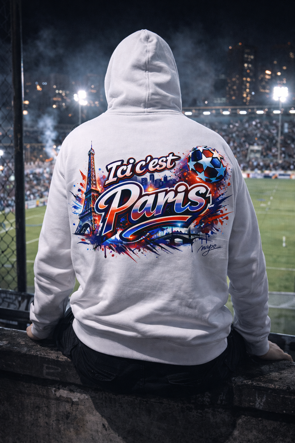 “Ici c'est Paris” Hoodie – Urban Collection by Mapo