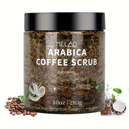 ☕✨ MELAO Arabica Coffee Scrub – Natural Exfoliator for Face & Body 🌿💆‍♀️