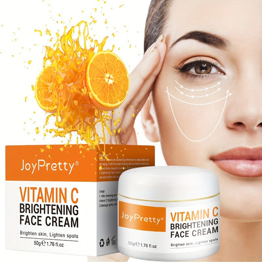 🧴 1pc Face Cream 🍊 Vitamin C 🌟 Remove Dark Spots ✨ Whitening 🌸 Face Care 💧 Moisturizing ⏳ Anti-Aging 💪 Firming 🌿 Skin Care 💖 Beauty & Health 📏 1.69oz