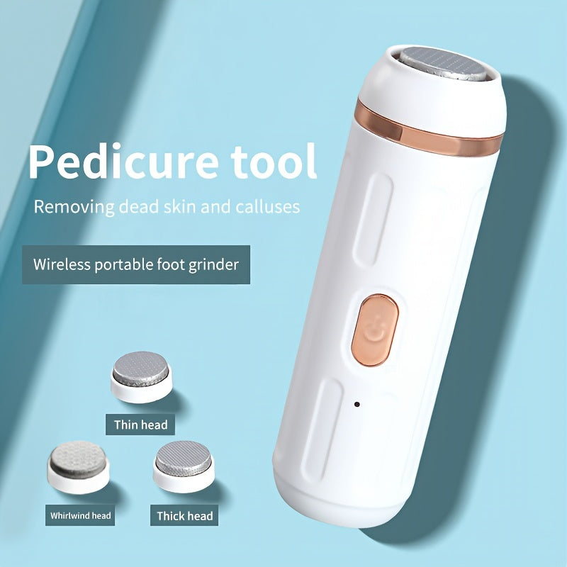 🦶✨ Rechargeable Electric Foot File 🔋 – Professional Callus Remover 🪥, Smooth & Soft Feet 💖, Ideal for Hard, Cracked & Dry Skin 🌿, Perfect Gift 🎁
